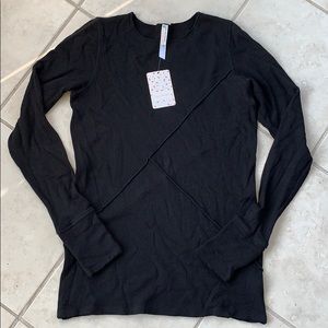 Free People Movement Top NWT Black Sz Large